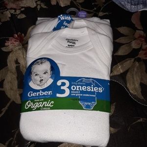 3 pack Long sleeve onsies